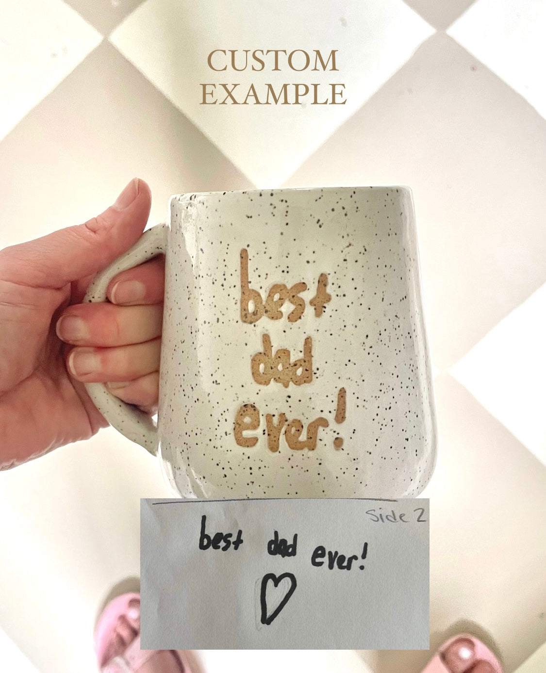 1. TALL CUSTOM MUG. 18oz