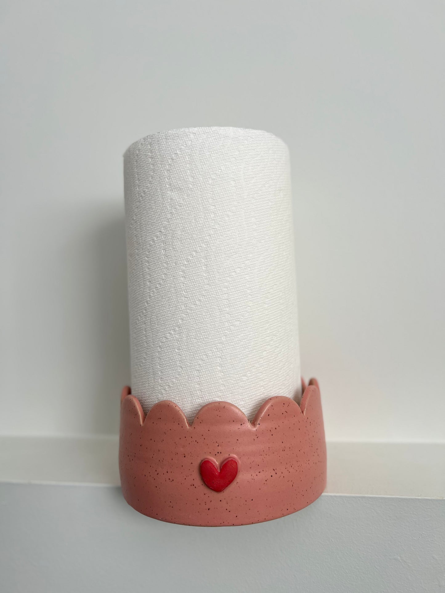 PAPER TOWEL HOLDER | COSTCO SIZE | PINK + RED