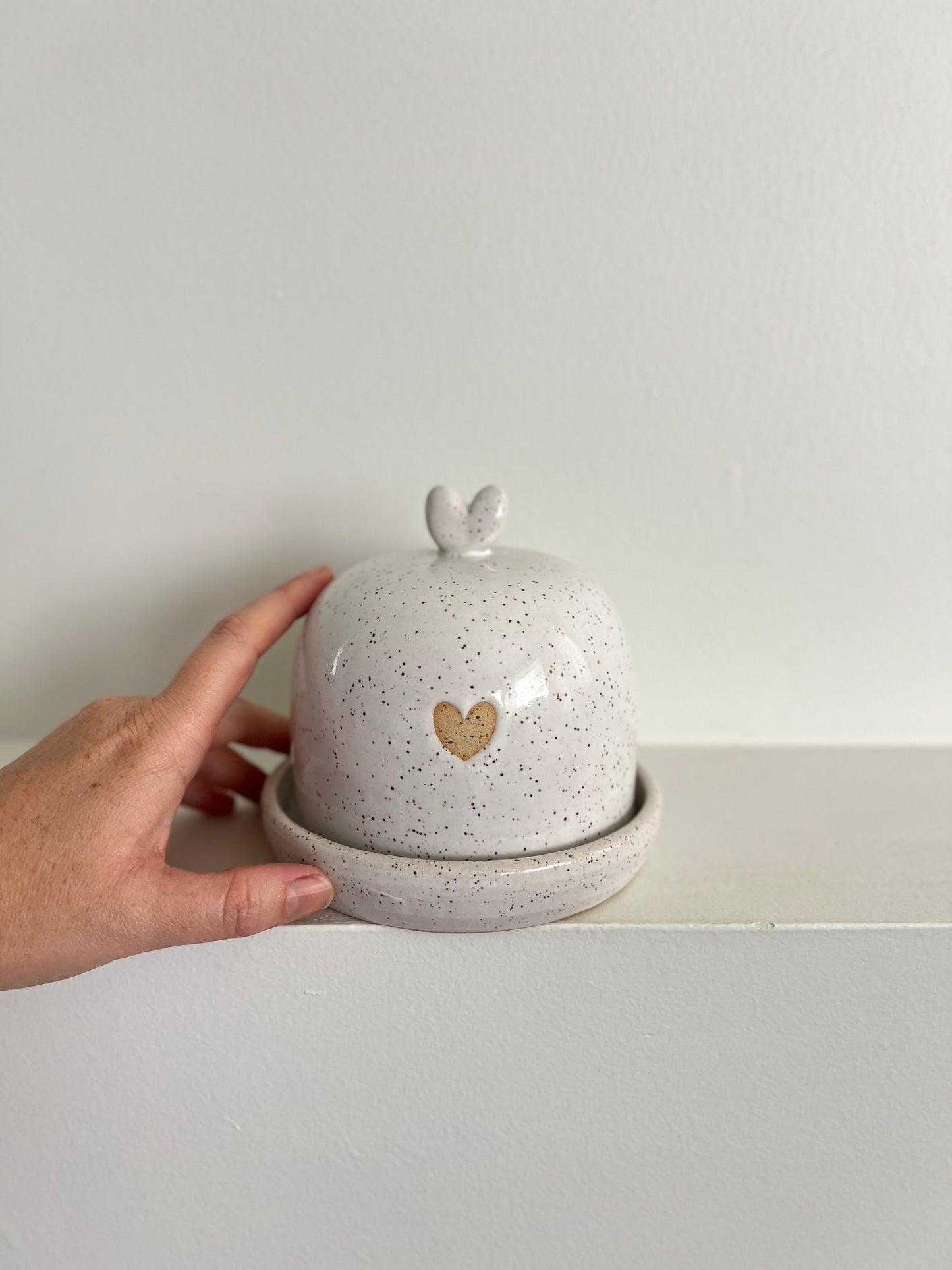 BUTTER DISH | HEART | DISCOUNTED