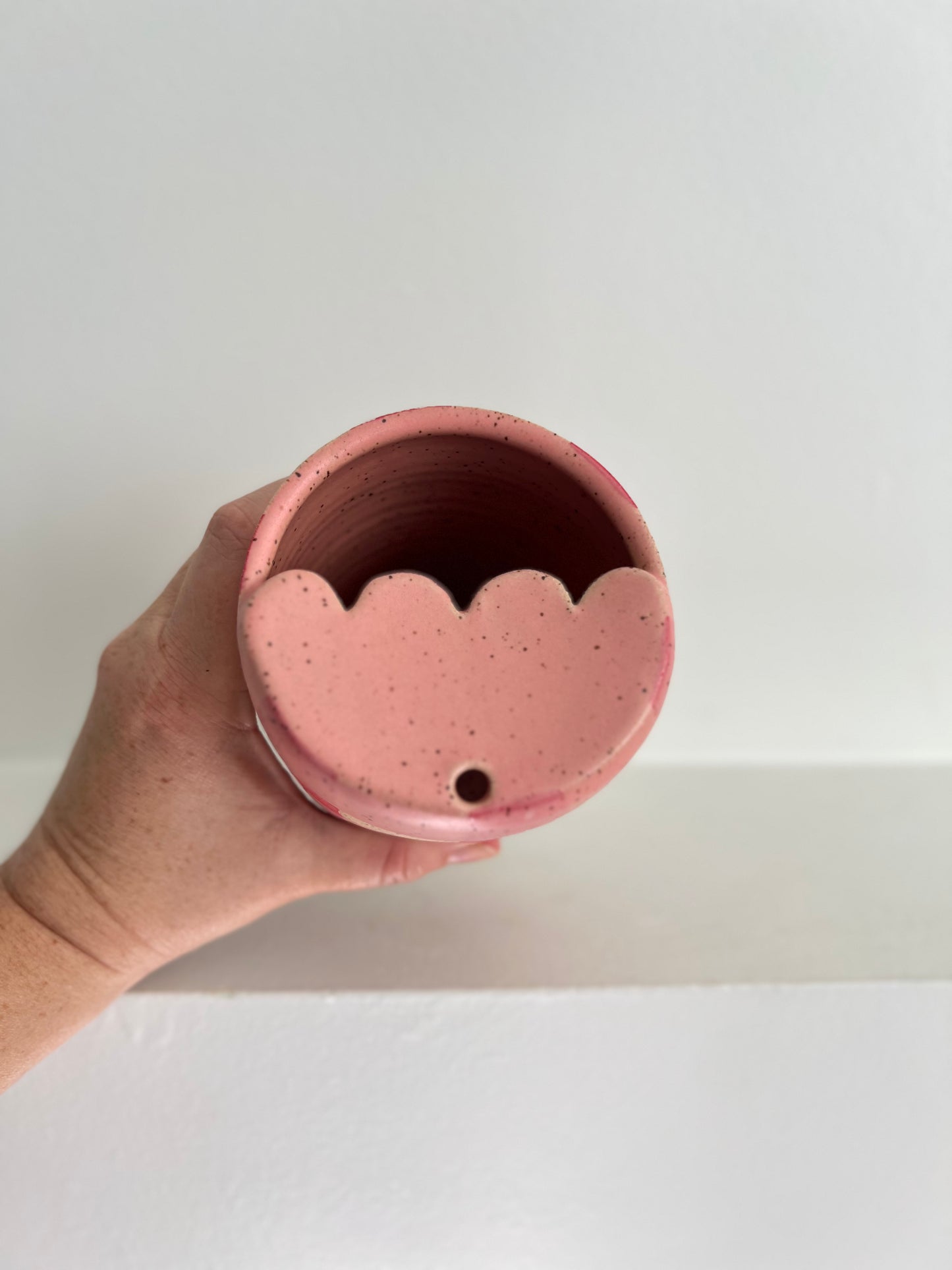 - TO-GO MUG | PINK + RED GINGHAM