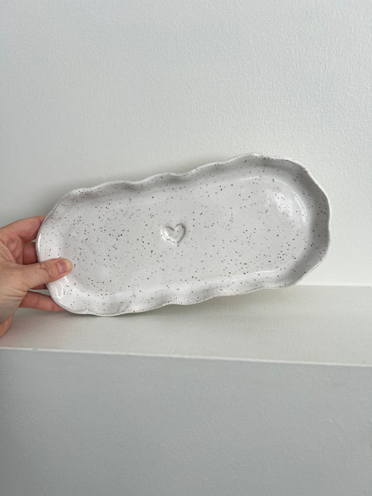 TRINKET PLATE | RUFFLE | RECTANGLE