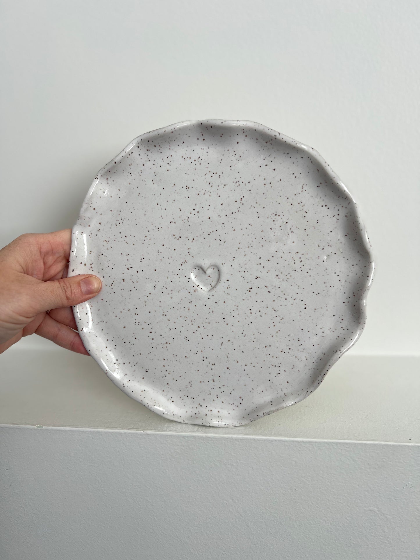 PLATE | SIDE | RUFFLE | LARGE 20cm