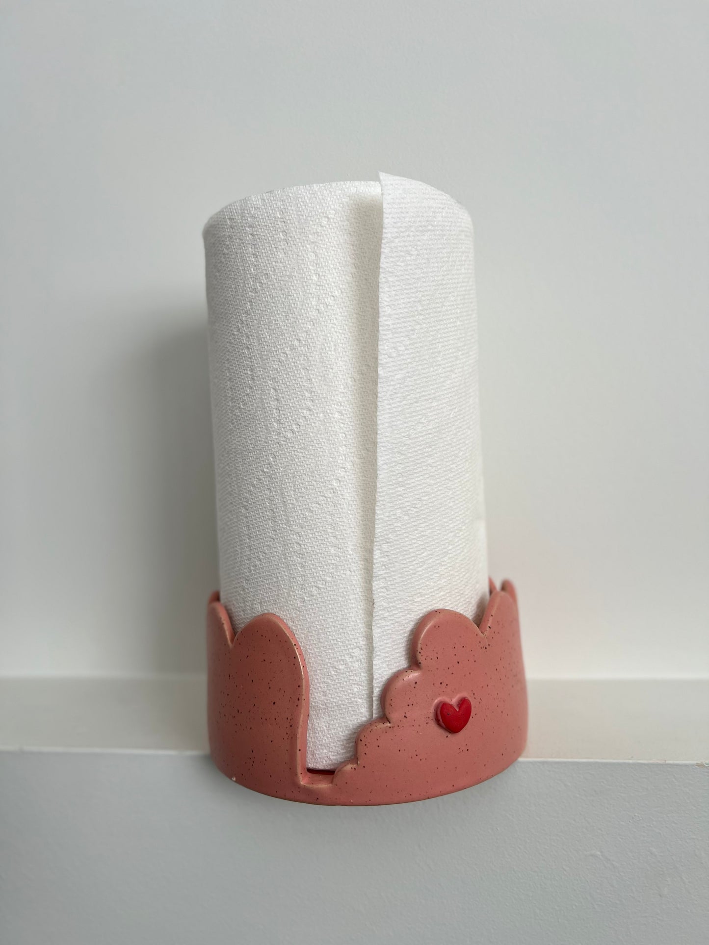 PAPER TOWEL HOLDER | COSTCO SIZE | PINK+RED | DISCOUNTED
