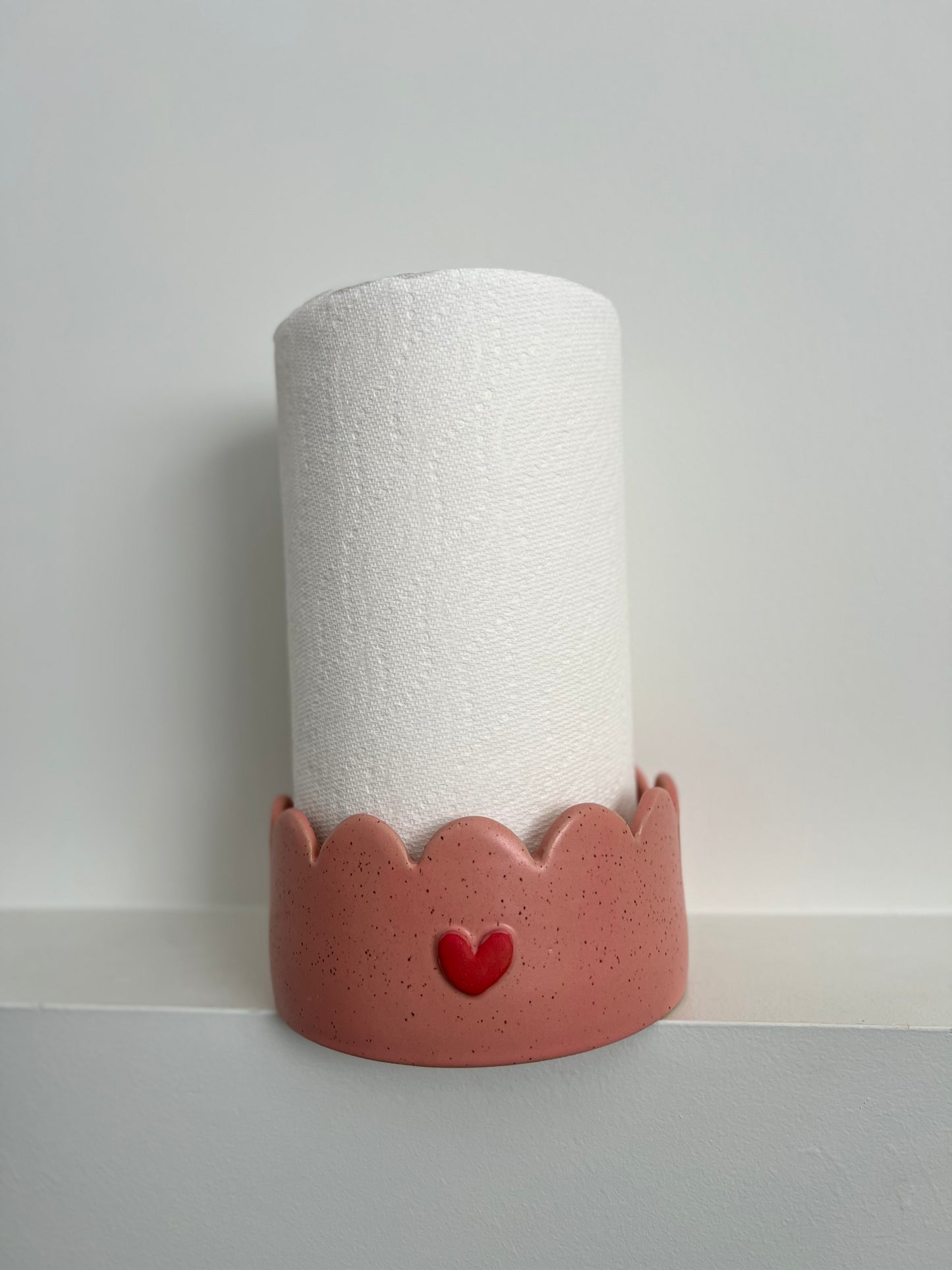 PAPER TOWEL HOLDER | COSTCO SIZE | PINK+RED | DISCOUNTED