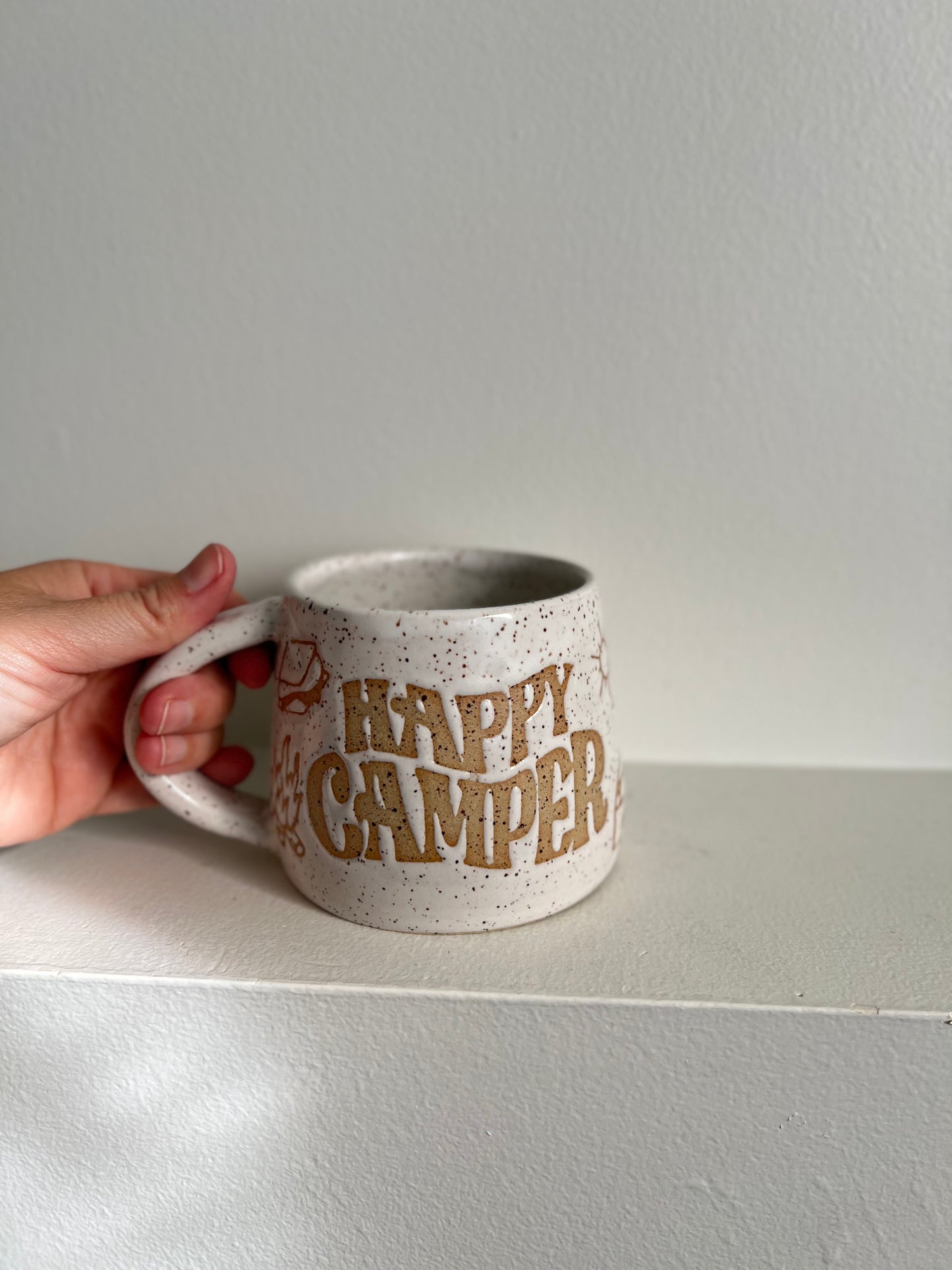 - MUG | SHORT 14oz | HAPPY CAMPER 2