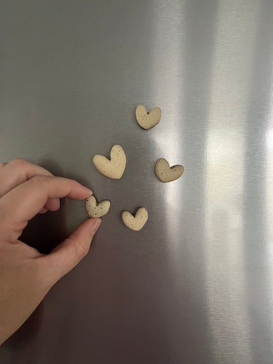 FRIDGE MAGNETS | SET 5 HEARTS