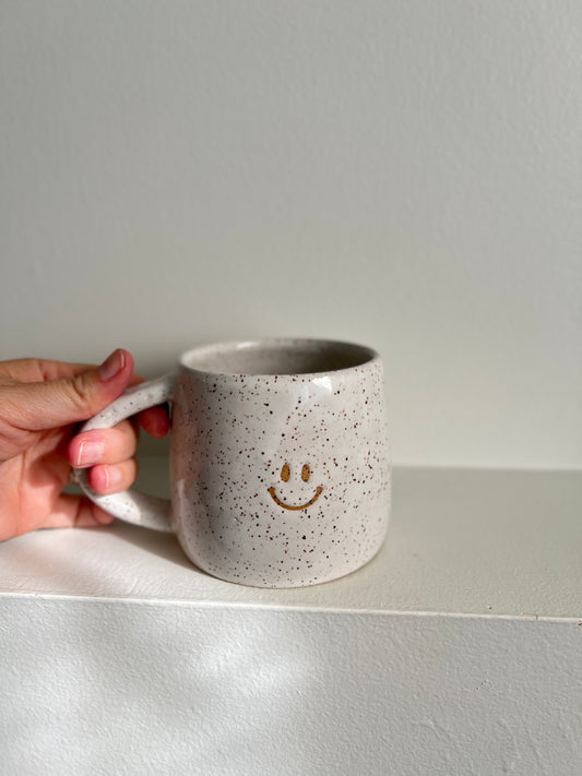 - MUG | SHORT 14oz | HAPPY + SAD