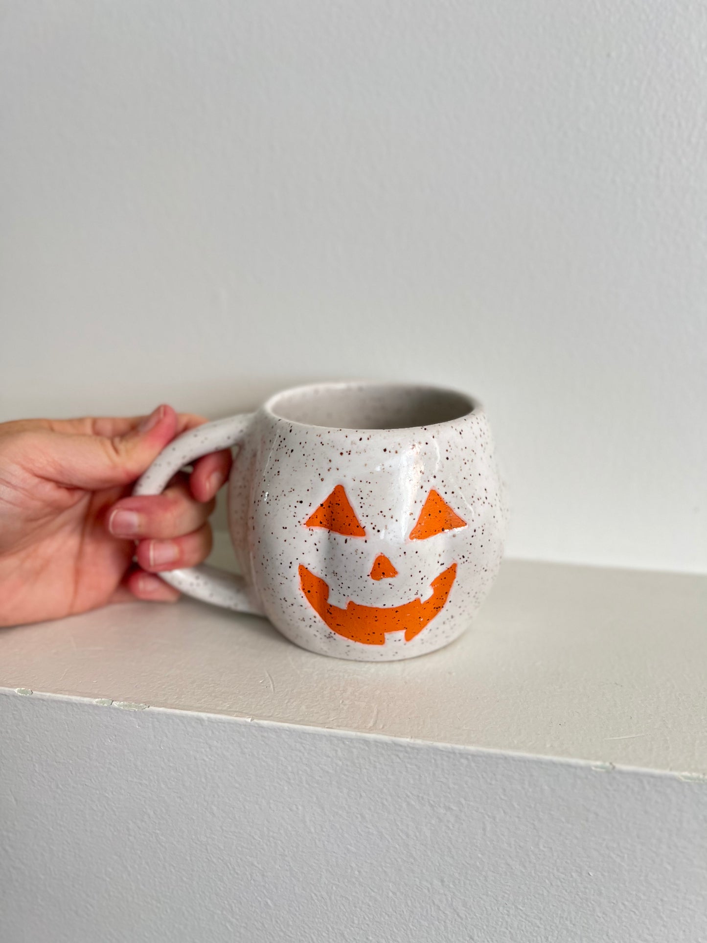 - MUG | PUMPKIN 14oz | ORANGE JACK 2 + HEART