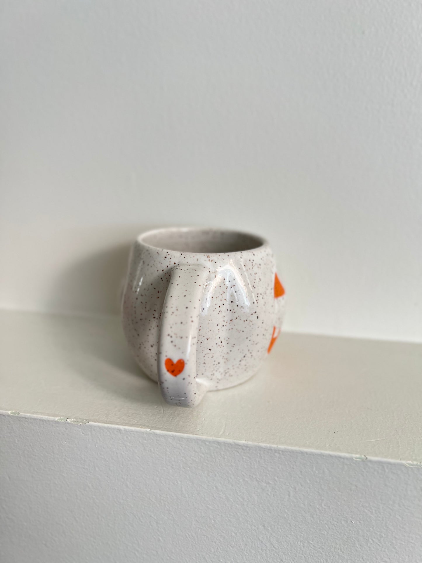 - MUG | PUMPKIN 14oz | ORANGE JACK 2 + HEART