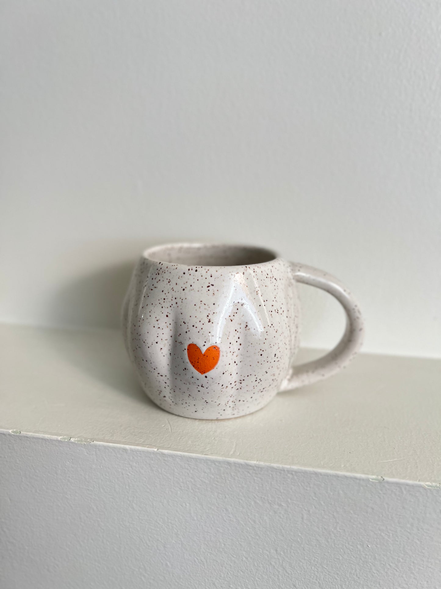 - MUG | PUMPKIN 14oz | ORANGE JACK 2 + HEART