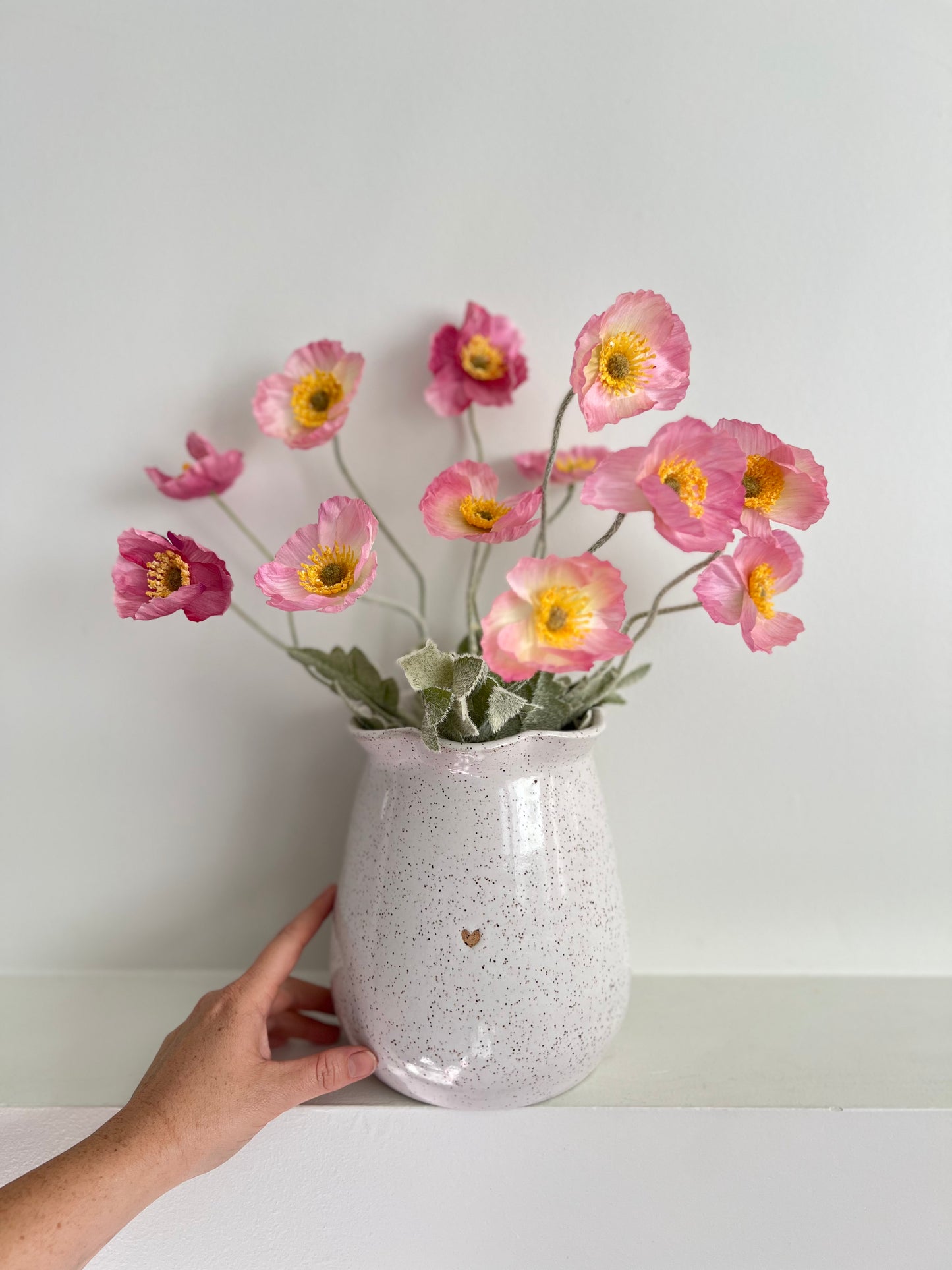 XL VASE | SCALLOP | HEART