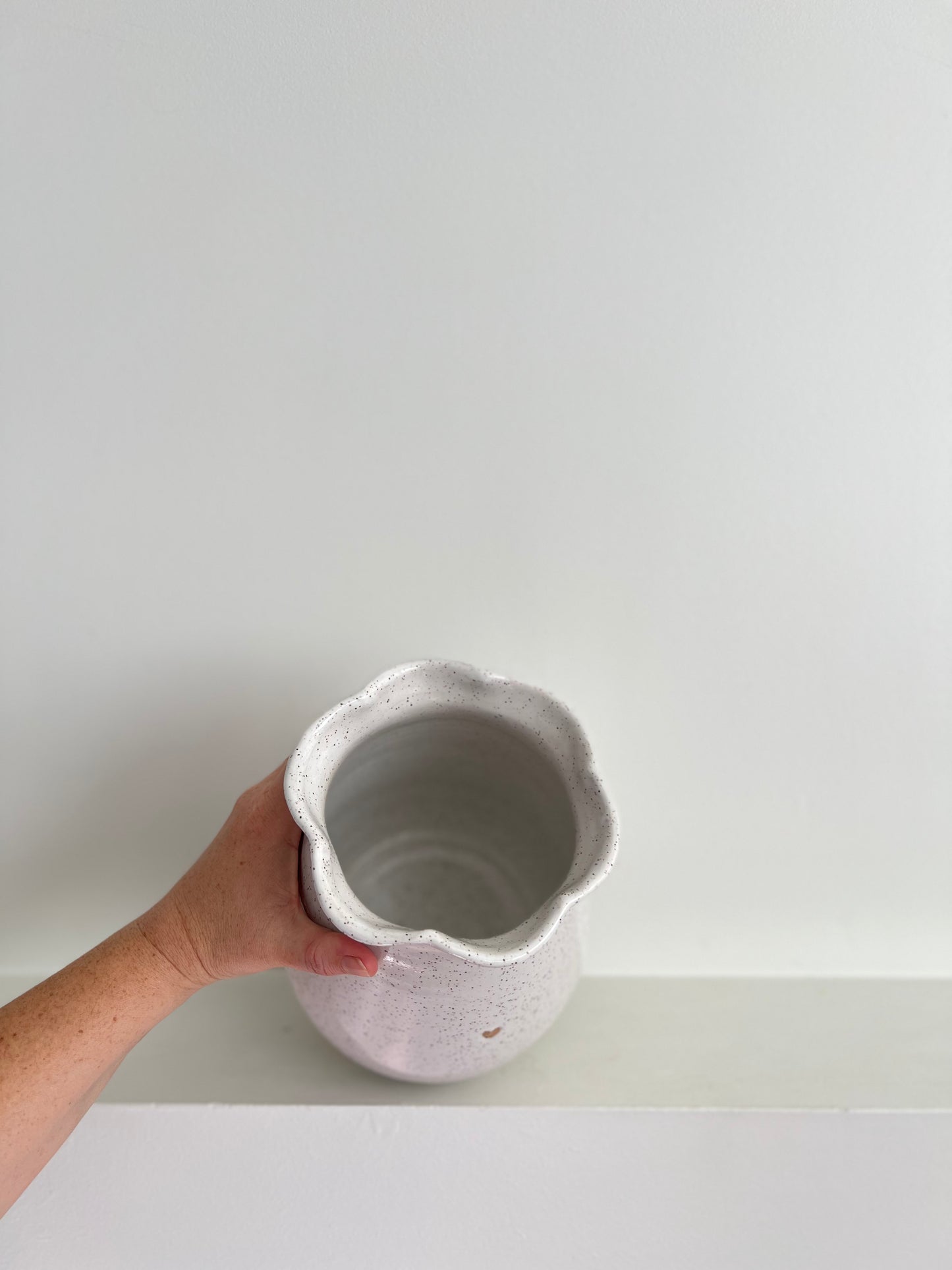 XL VASE | SCALLOP | HEART