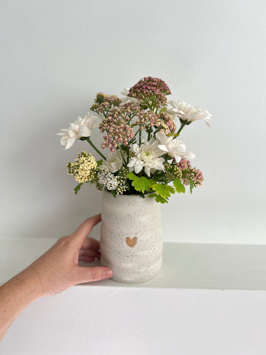 SMOOTHIE CUP/VASE | BUBBLE HEART